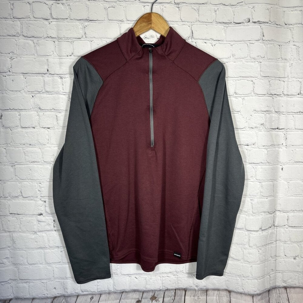 Patagonia Capilene 3 Midweight‎ Polartec 1/2 Zip Mens M Stretch Thumbstraps READ